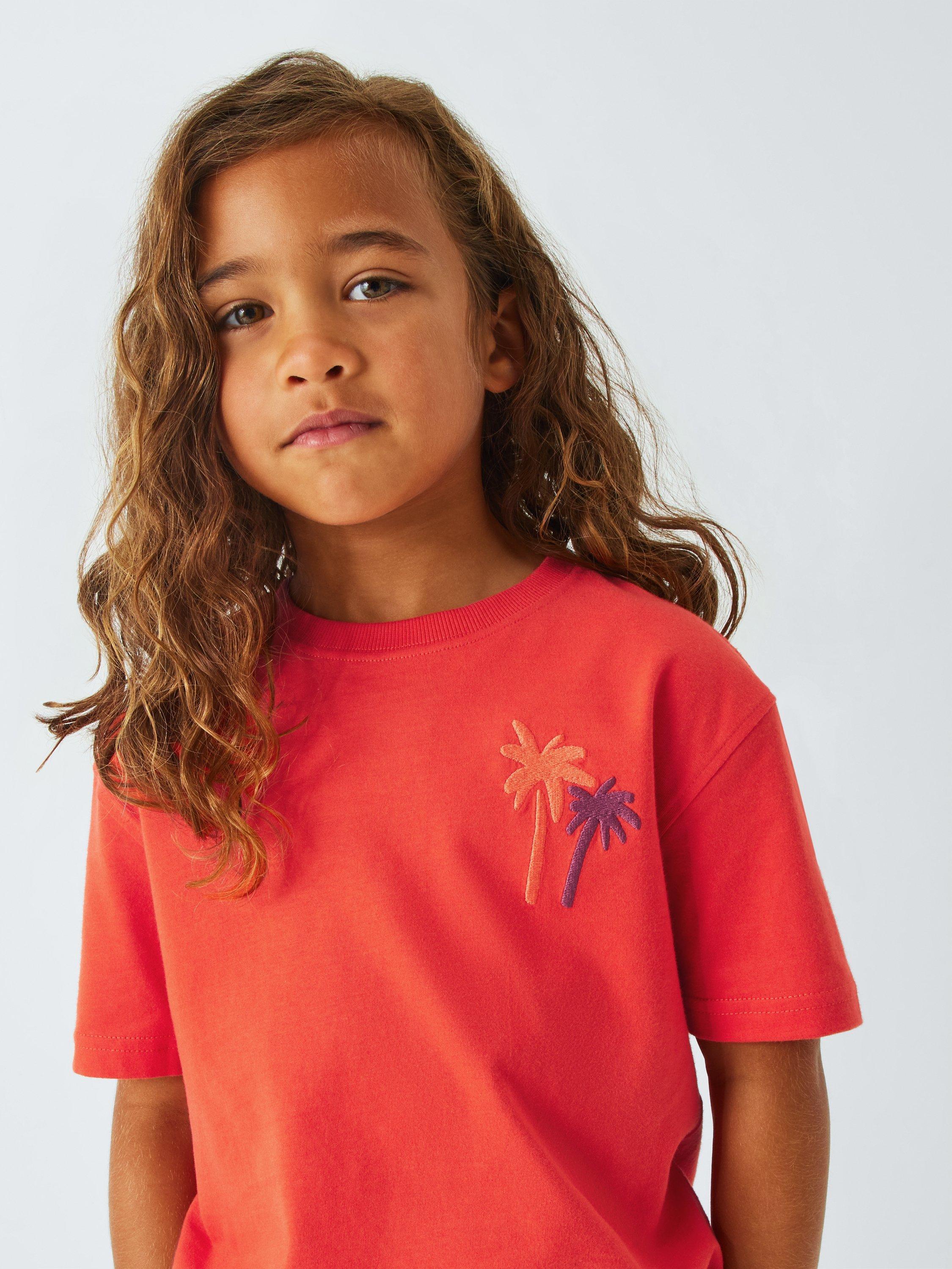 Product image 5 of 7, which shows John Lewis Kids' Adventure Graphic T-Shirt, Red, 2 years