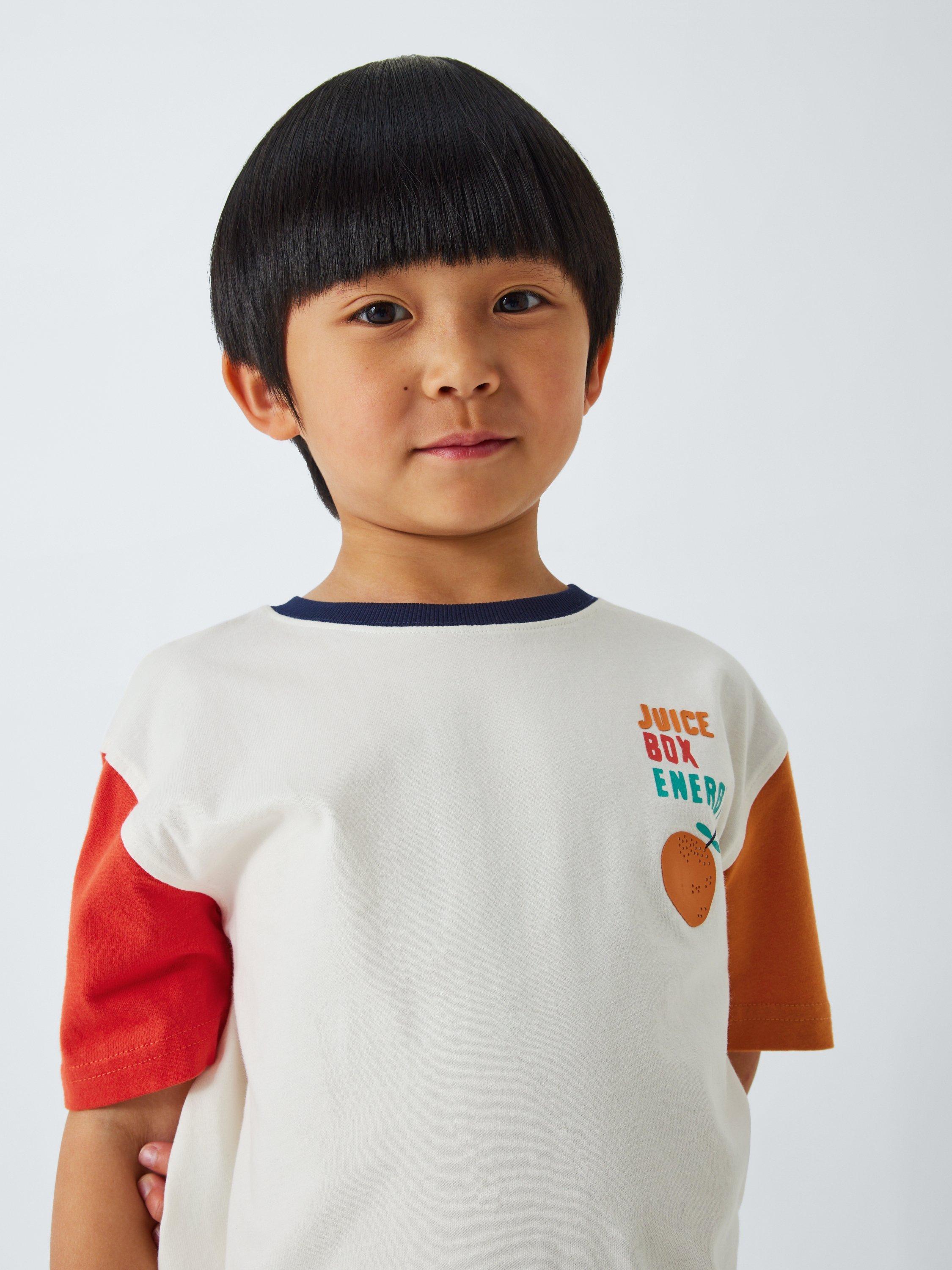 Product image 4 of 7, which shows John Lewis Kids' Juice Box Graphic T-Shirt, Multi, 2 years