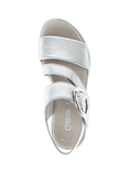 Gabor Amarillo Leather Flatform Slingback Sandals, Silver