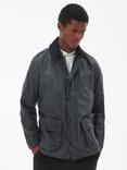 Barbour Ashby Waxed Cotton Jacket, Grey/Classic