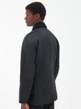 Barbour Ashby Waxed Cotton Jacket, Black/Classic