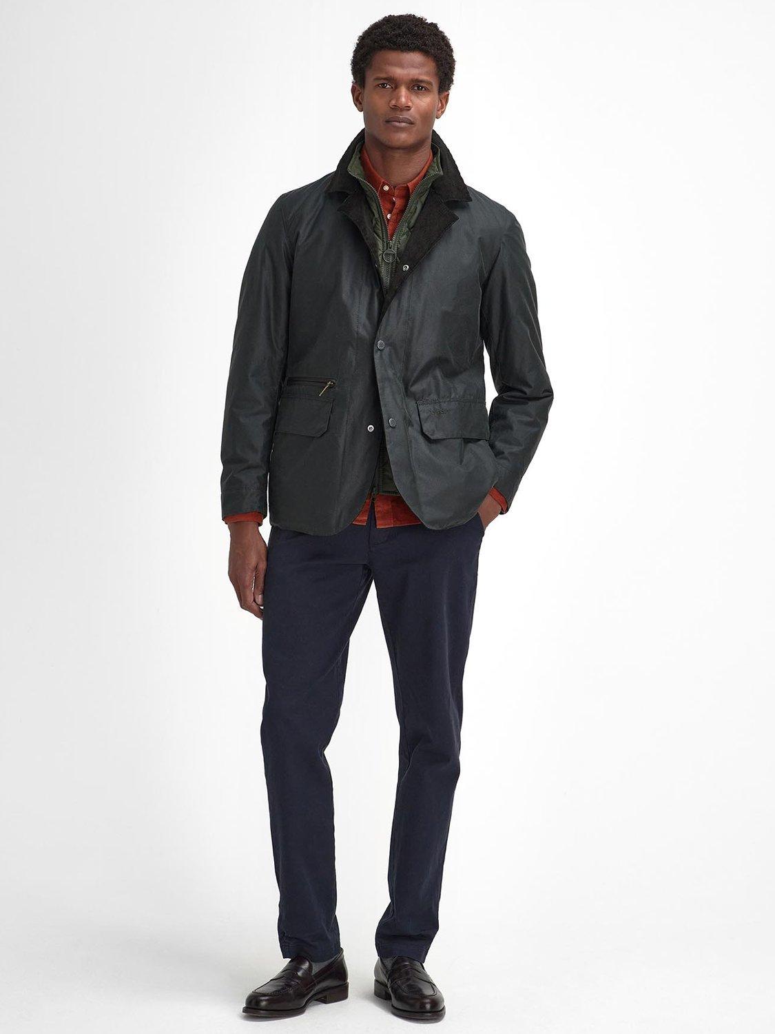 Barbour Craster Wax Cotton Jacket Sage