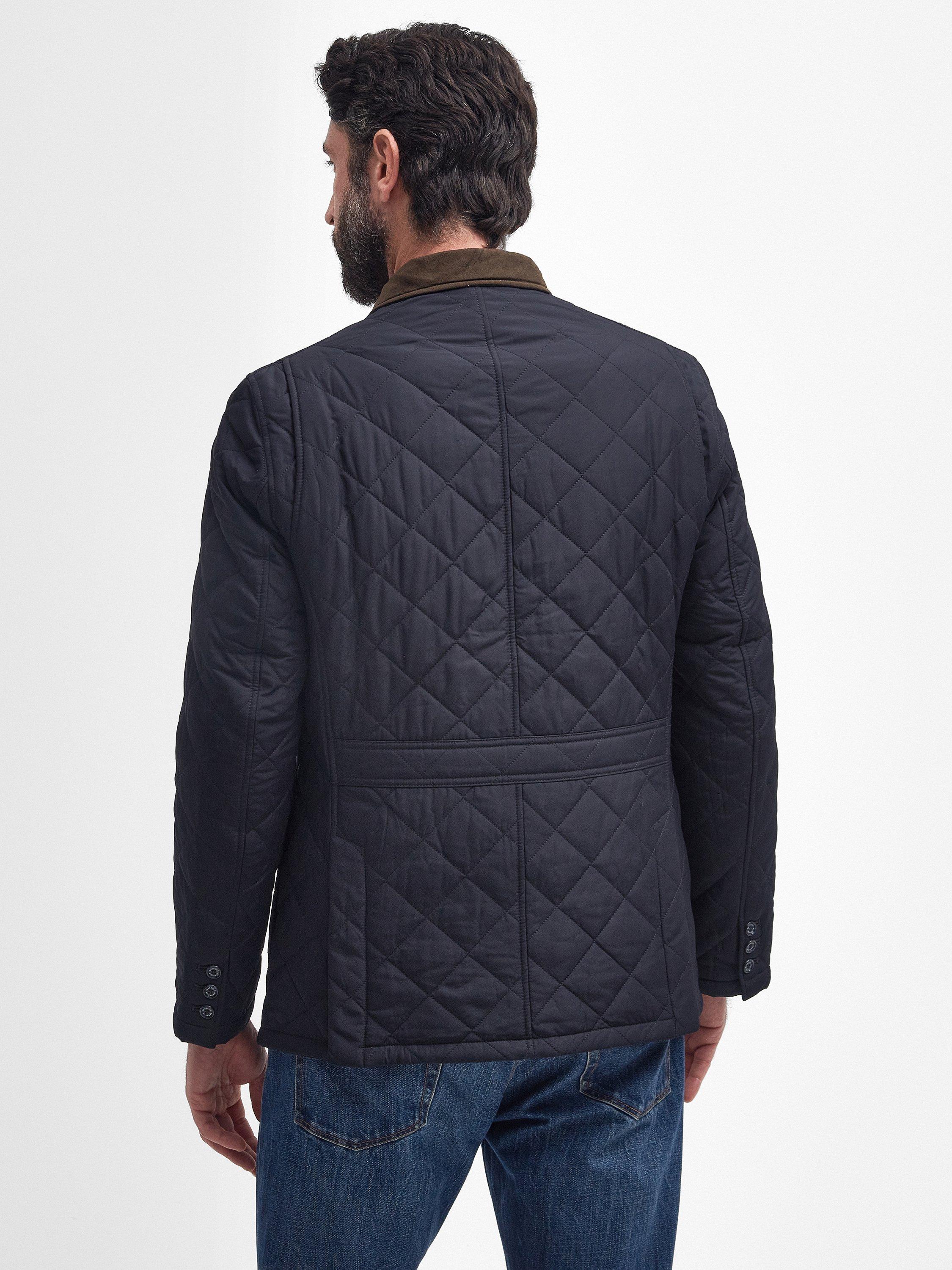 Barbour Quilted Lutz Jacket Navy