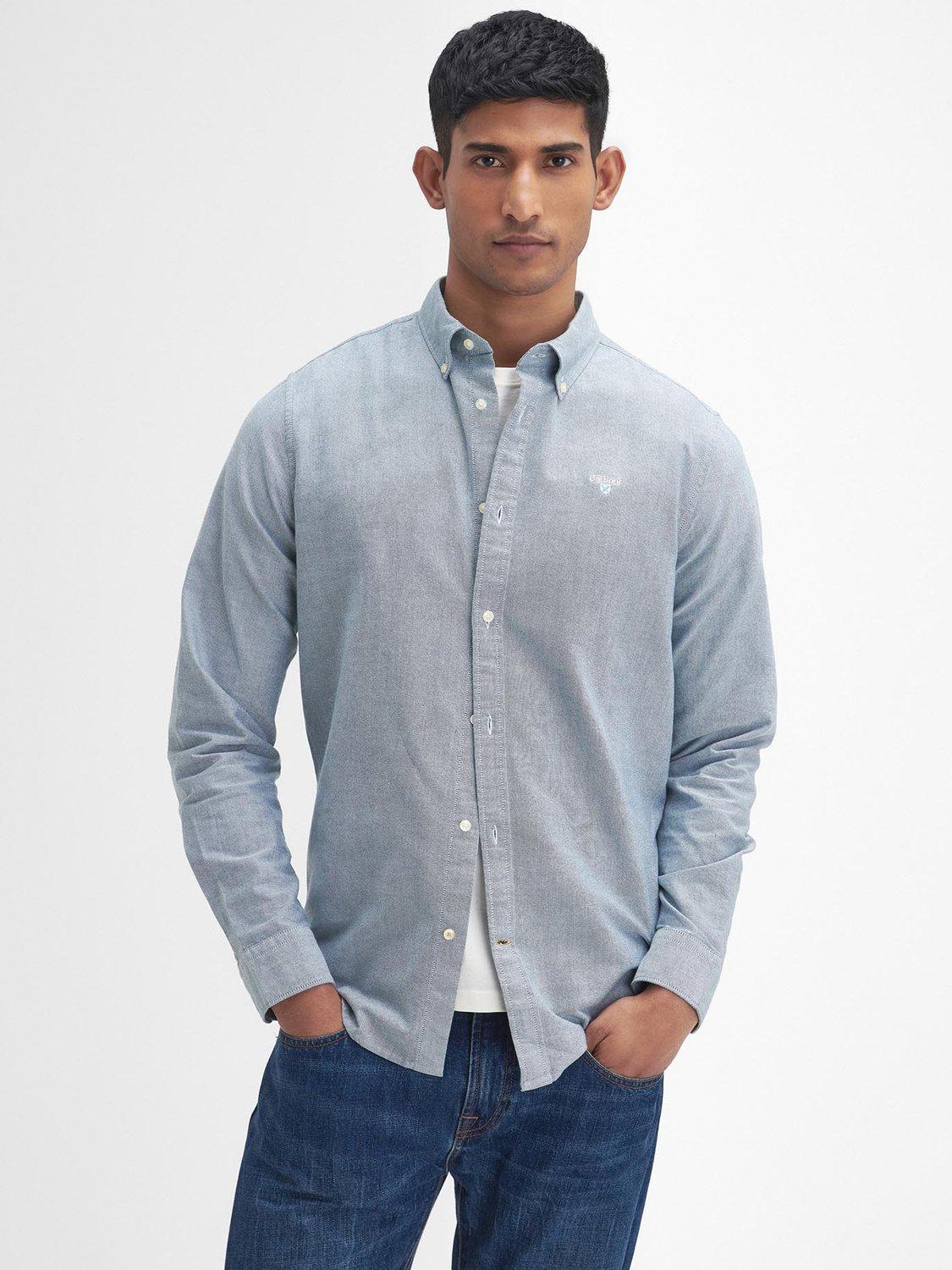 Barbour Tailored Tit Oxford Shirt, Evergreen