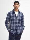 Barbour Pritchard Cotton Tailored Fit Check Shirt, Blue