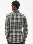 Barbour Wetheram Cotton Tailored Fit Check Shirt, Forest Mist