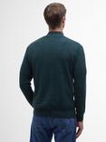 Barbour Cotton Half-Zip Jumper, Seaweed