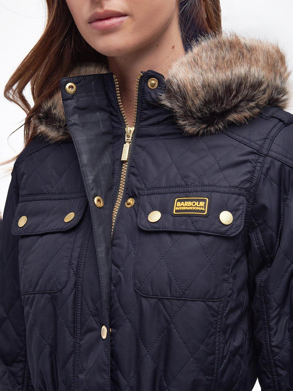 Barbour international enduro quilted jacket deals