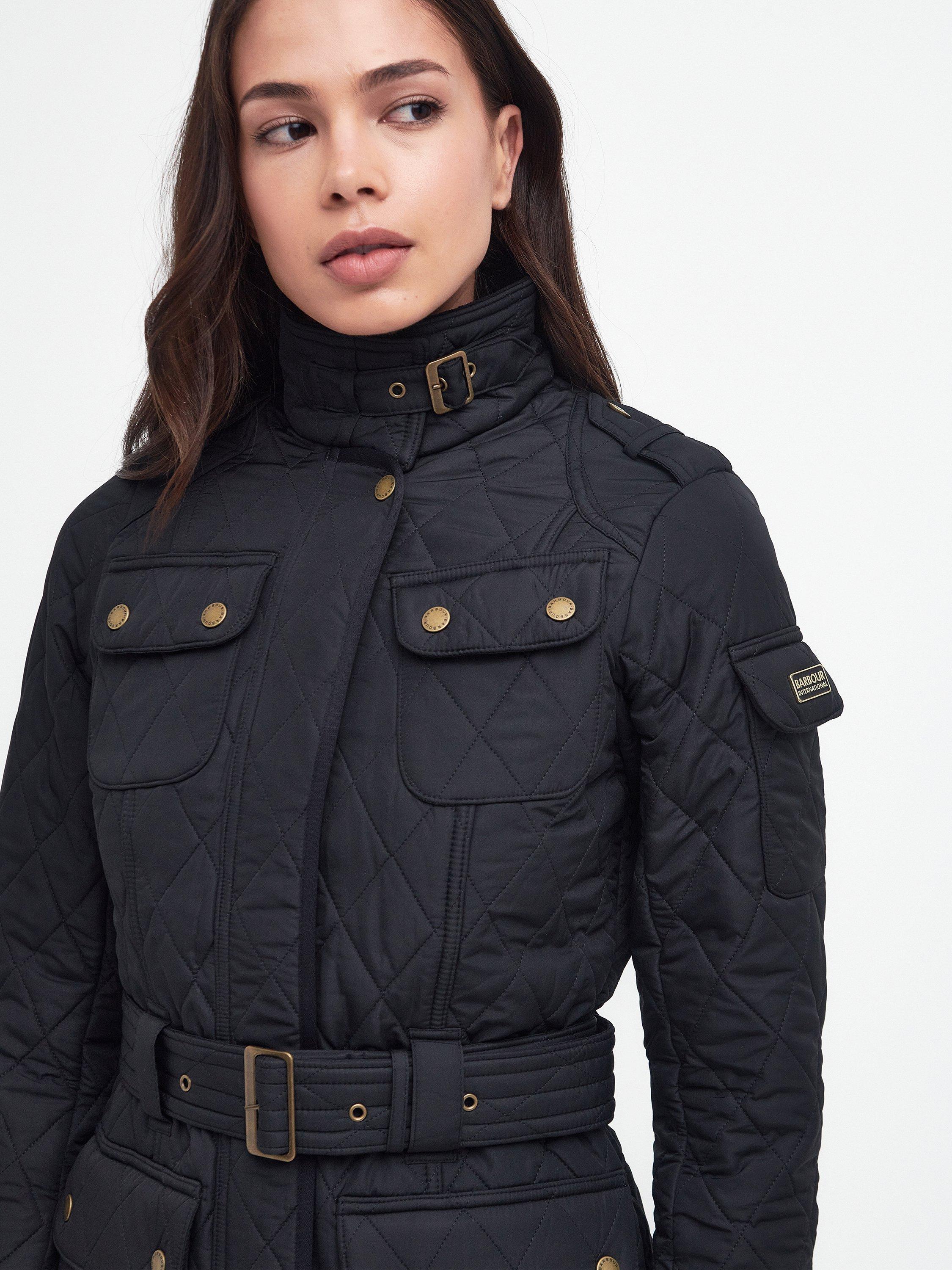 Barbour International Tourer Polarquilt Jacket Black