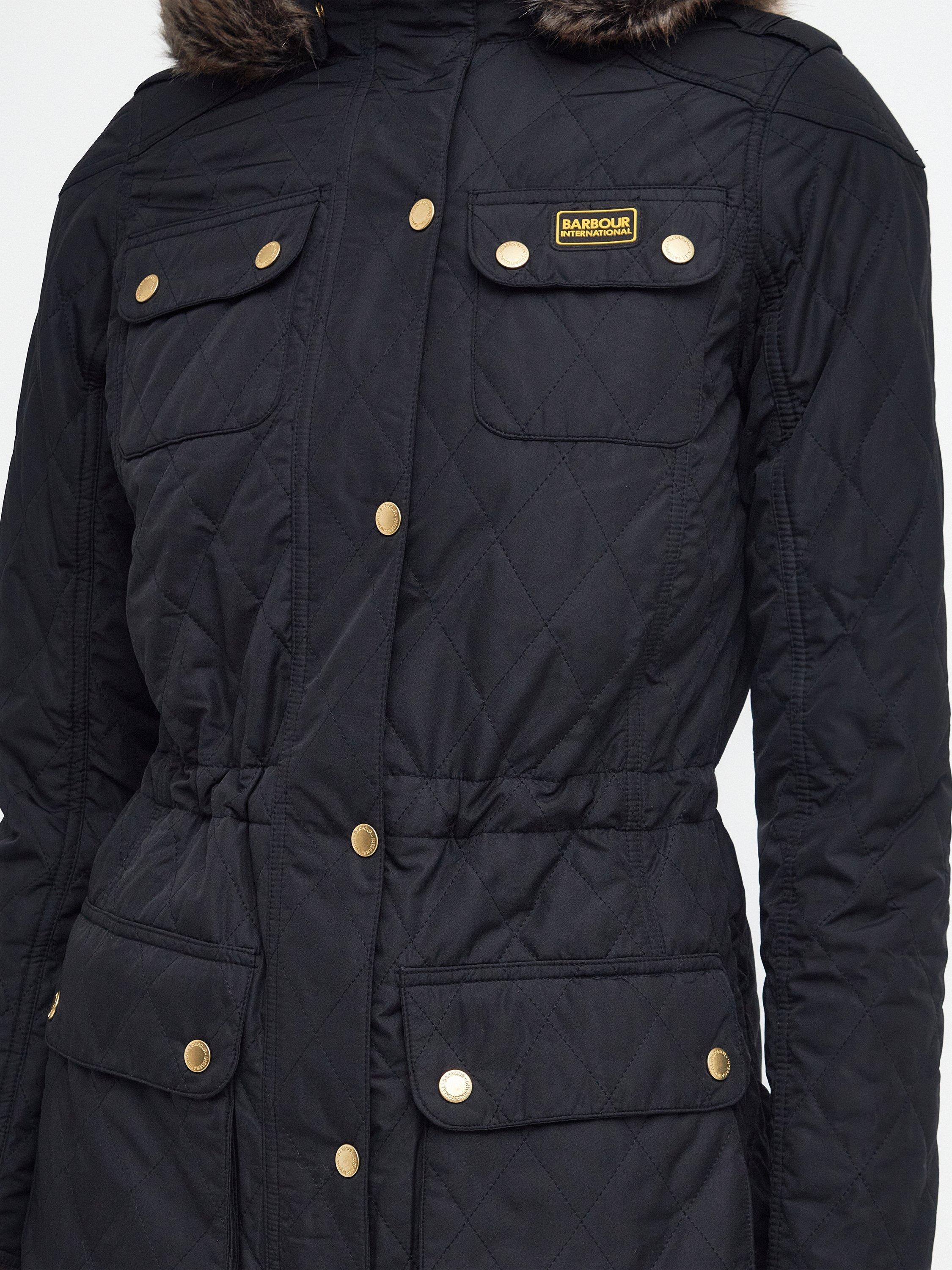 Women's barbour international enduro quilt shop