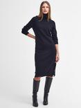 Barbour Pendle Knitted Midi Dress, Black