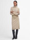 Barbour Pendle Knitted Wool Rich Dress, Honey