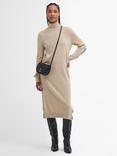 Barbour Pendle Knitted Wool Rich Dress, Honey