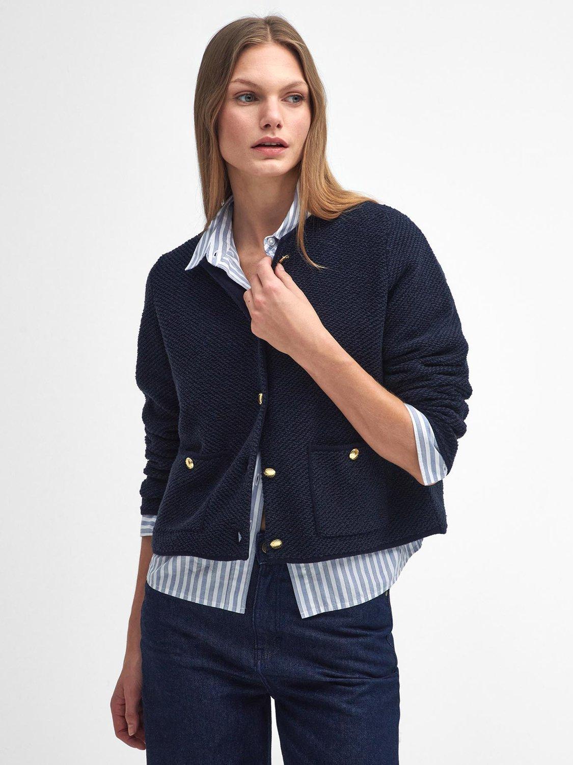 Barbour Celeste Cardigan, Navy