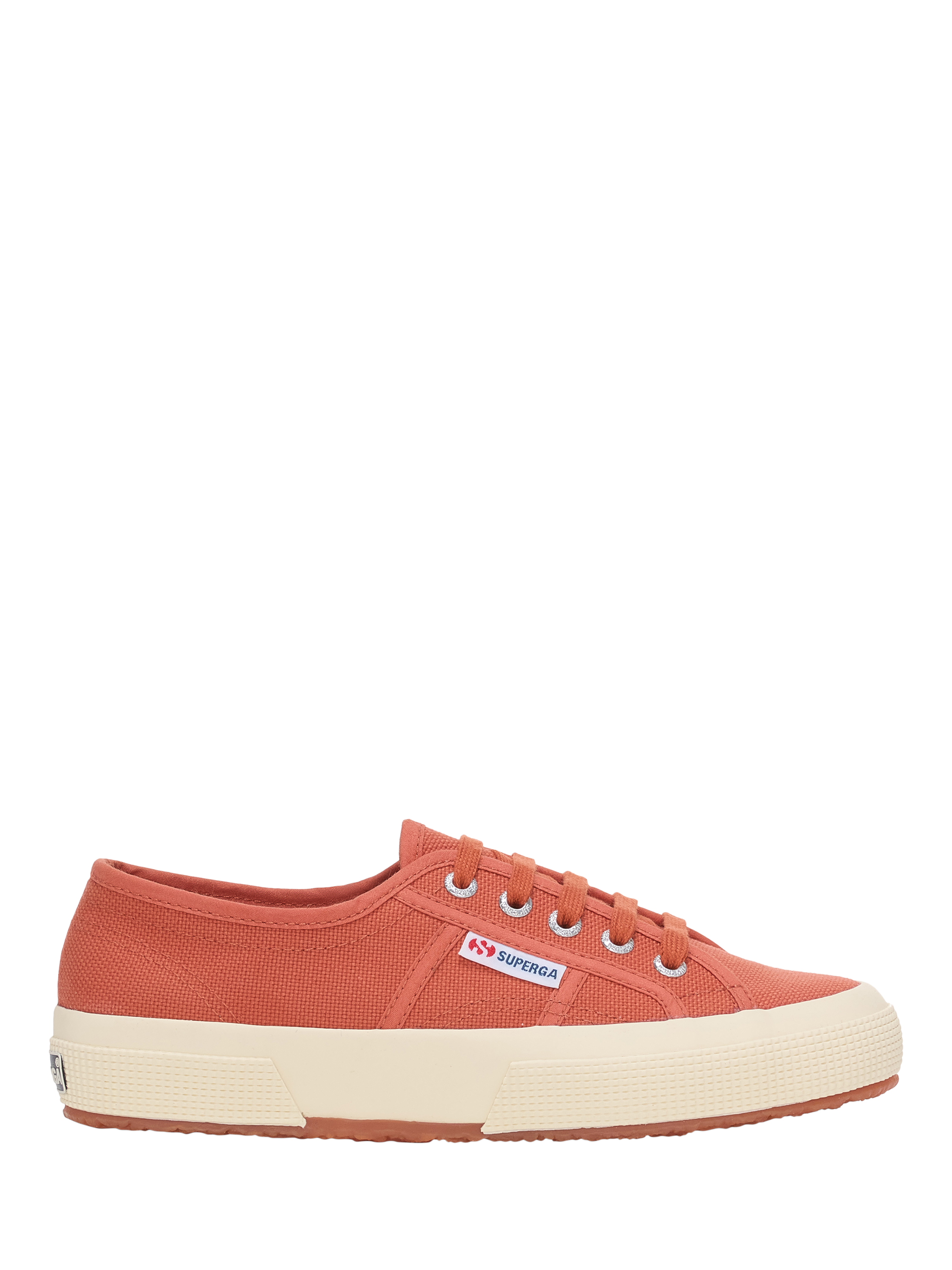 Product image 1 of 5, which shows Superga 2750 Cotu Canvas Trainers, Brown/Off White, 4