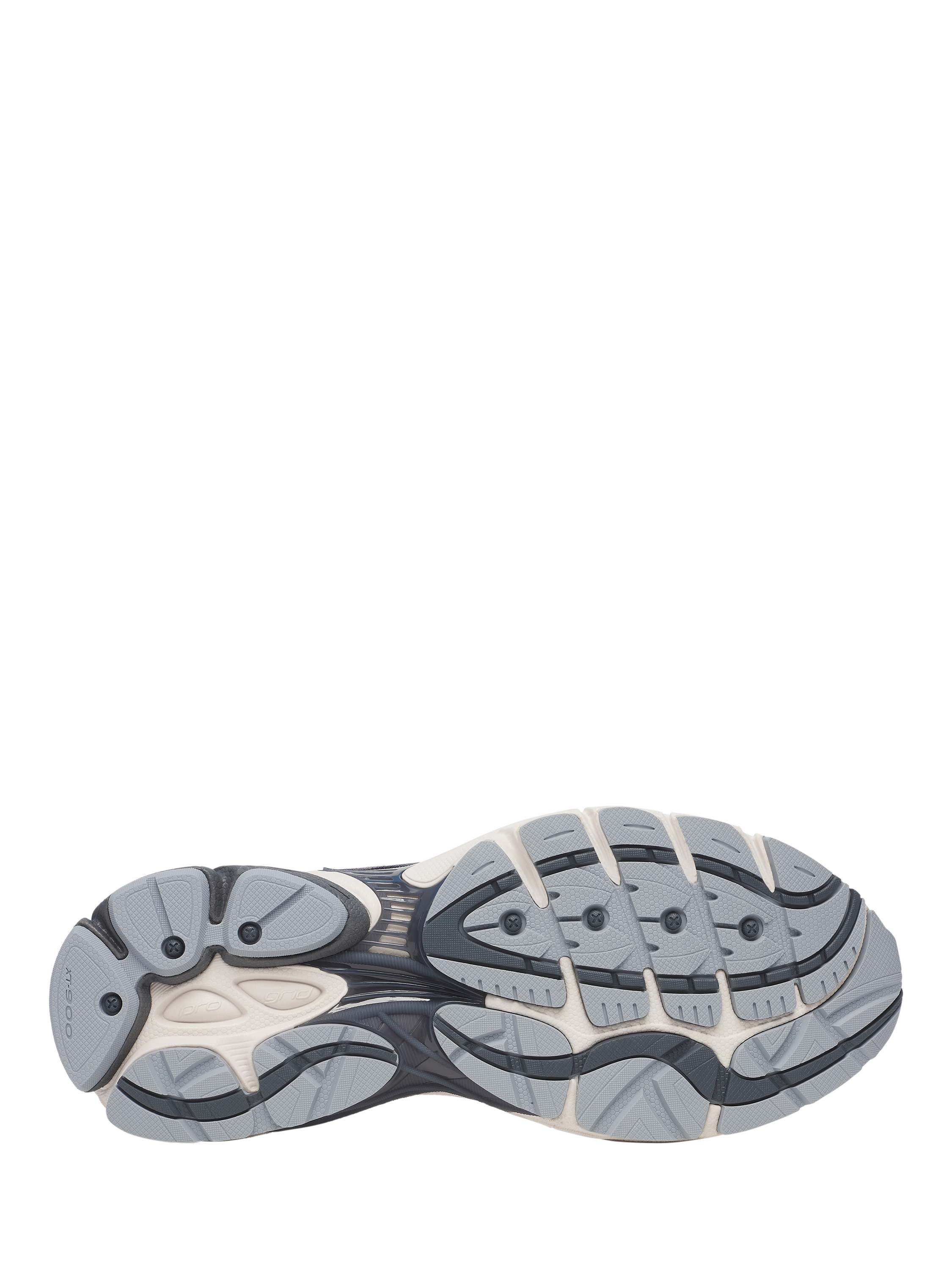 Product image 6 of 6, which shows Saucony ProGrid Omni 9 Leather Blend Lace Up Trainers, Grey/Blue/Multi, EU37.5