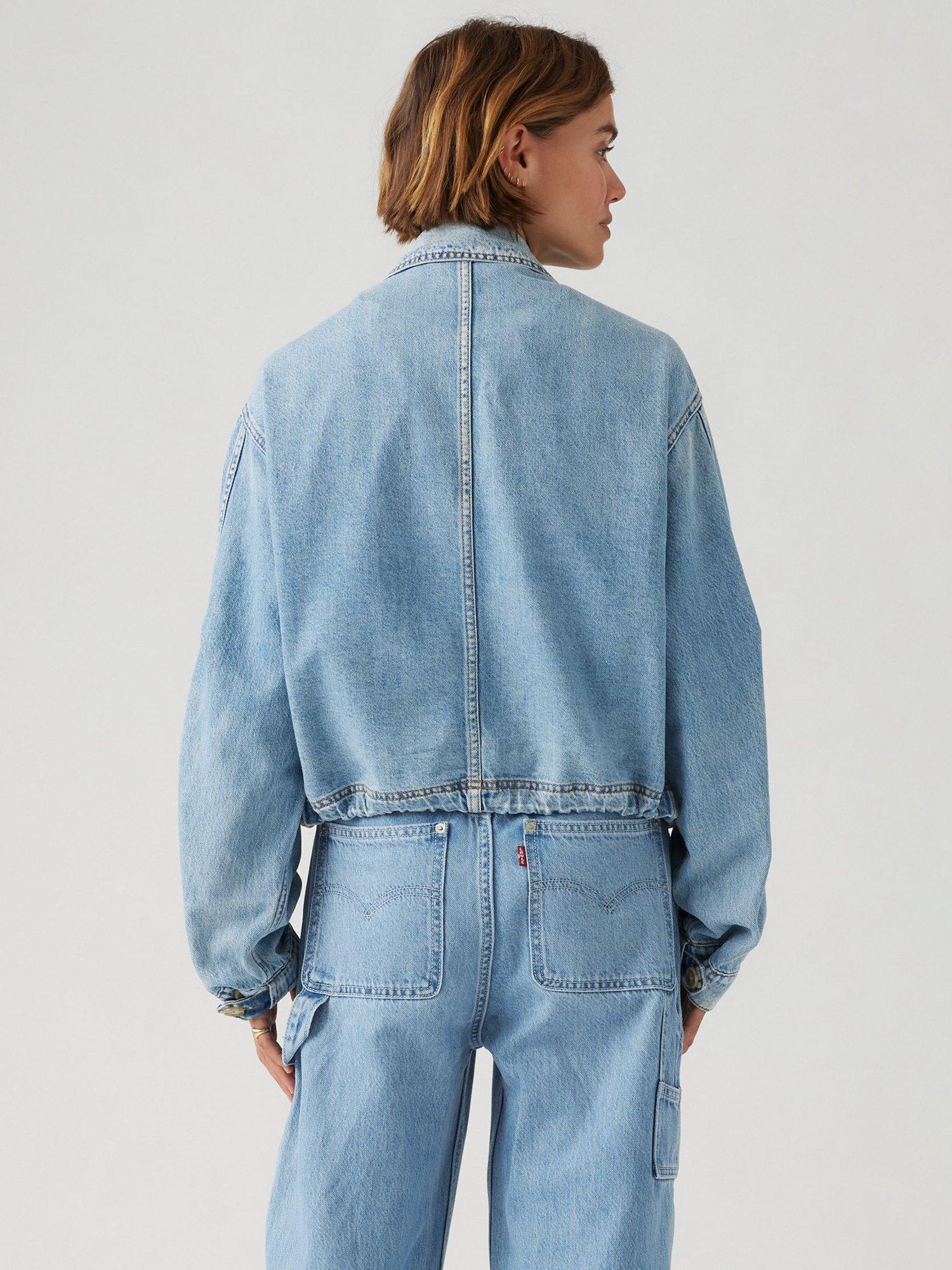 Product image 2 of 4, which shows Levi's Janis Utility Denim Jacket, Good Country Days, XS