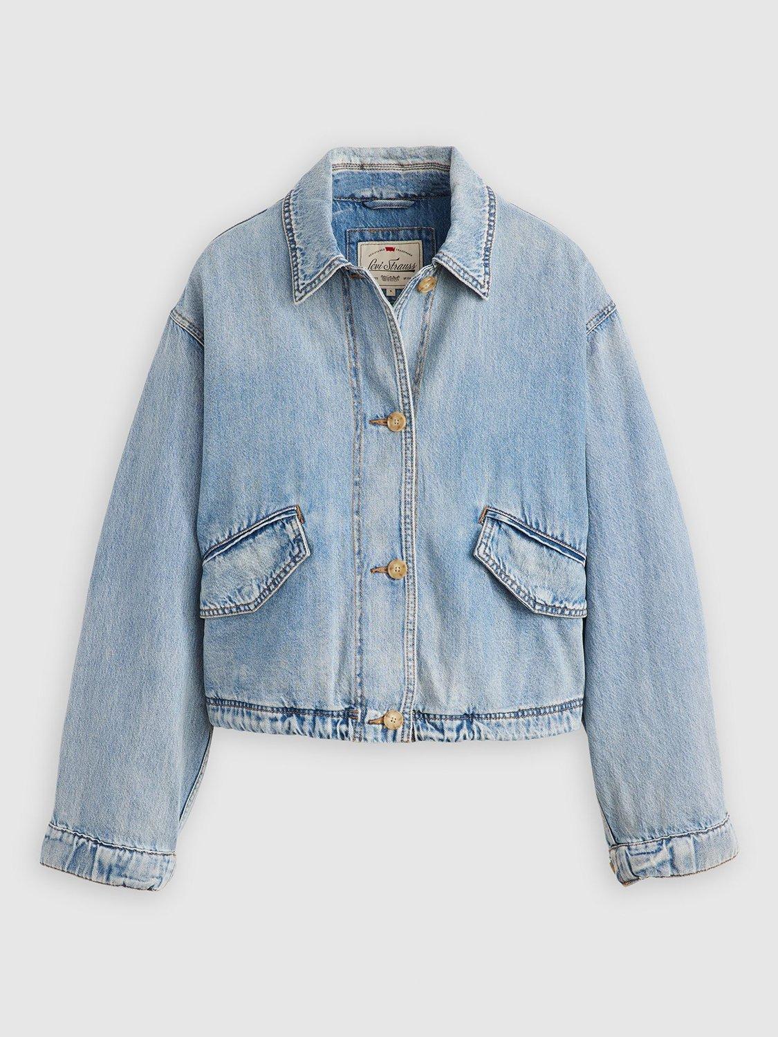 Product image 3 of 4, which shows Levi's Janis Utility Denim Jacket, Good Country Days, XS