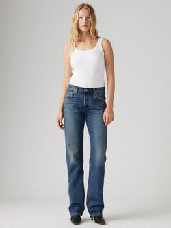 Levi's 501 90's Mid Rise Straight Jeans, Flash Full