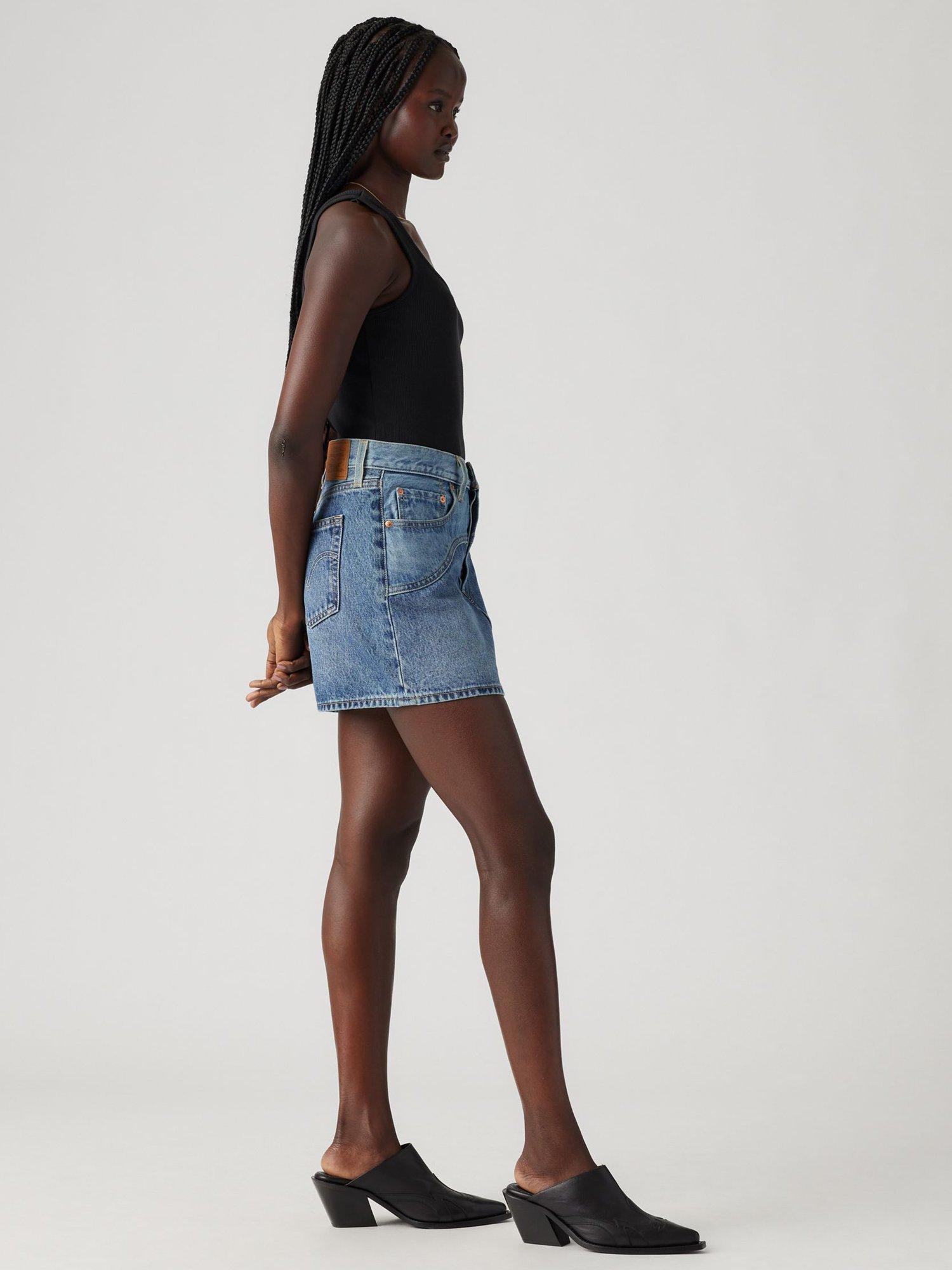 Product image 2 of 4, which shows Levi's Western Icon Denim Skirt, Ironic Iconic, 25