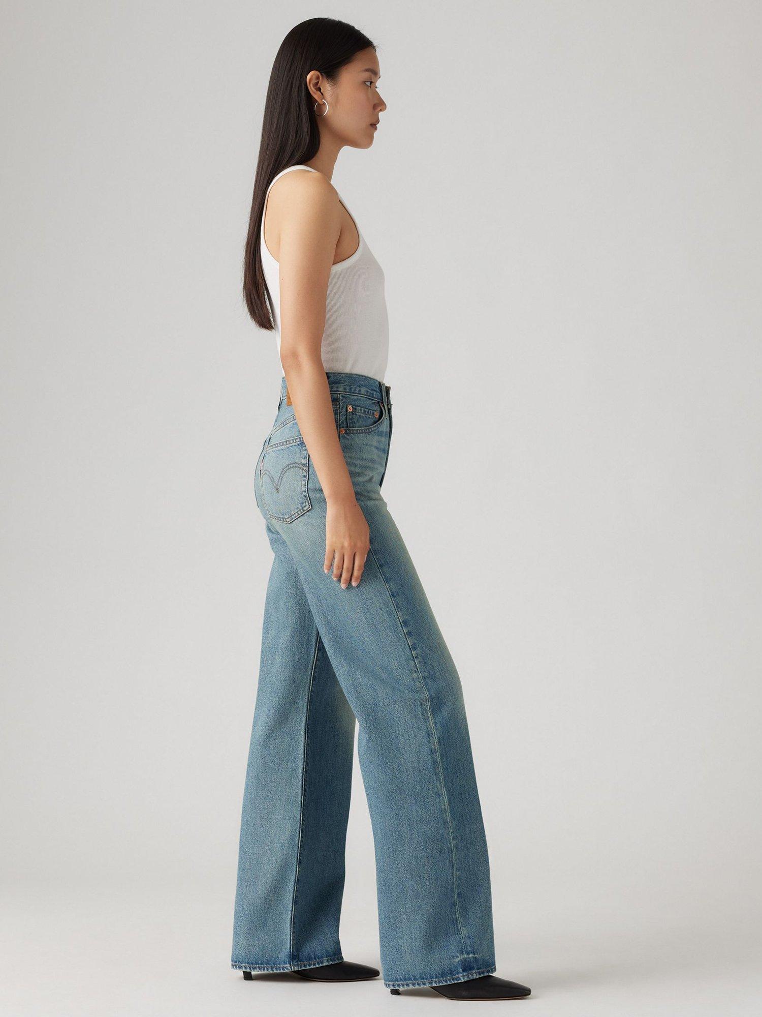 Product image 2 of 4, which shows Levi's Ribcage Wide Leg Jeans, Tint Story, 28