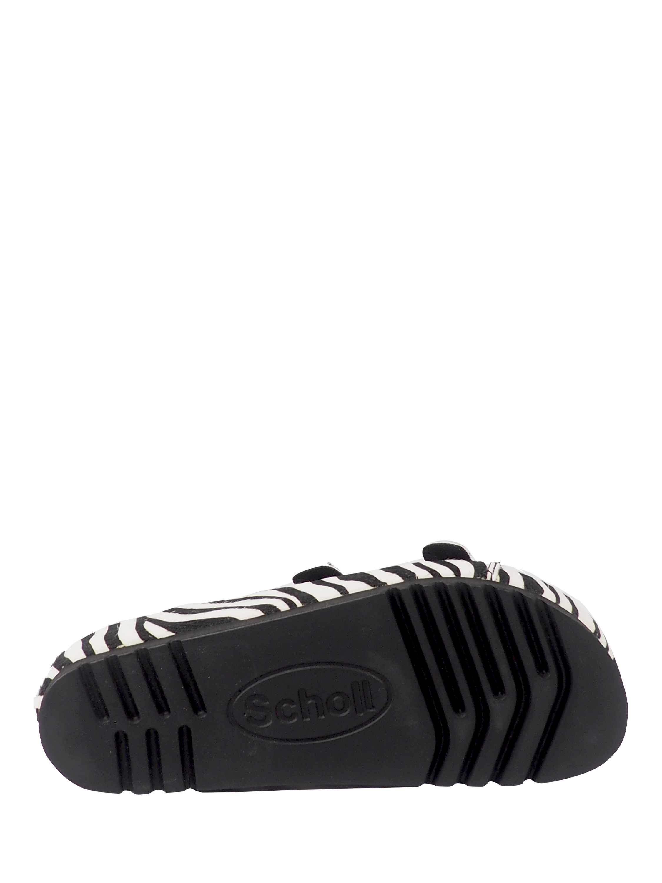 Product image 2 of 6, which shows Scholl Kim Mule Sandals, Zebra, EU36
