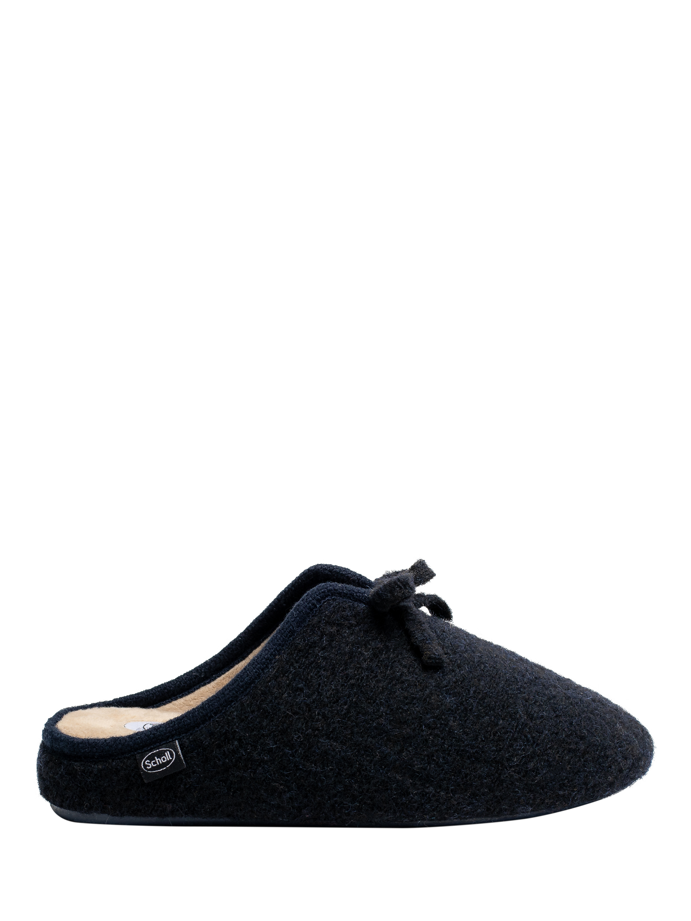 Product image 1 of 1, which shows Scholl Rachele Microsuede Mule Slippers, Navy Blue, EU37