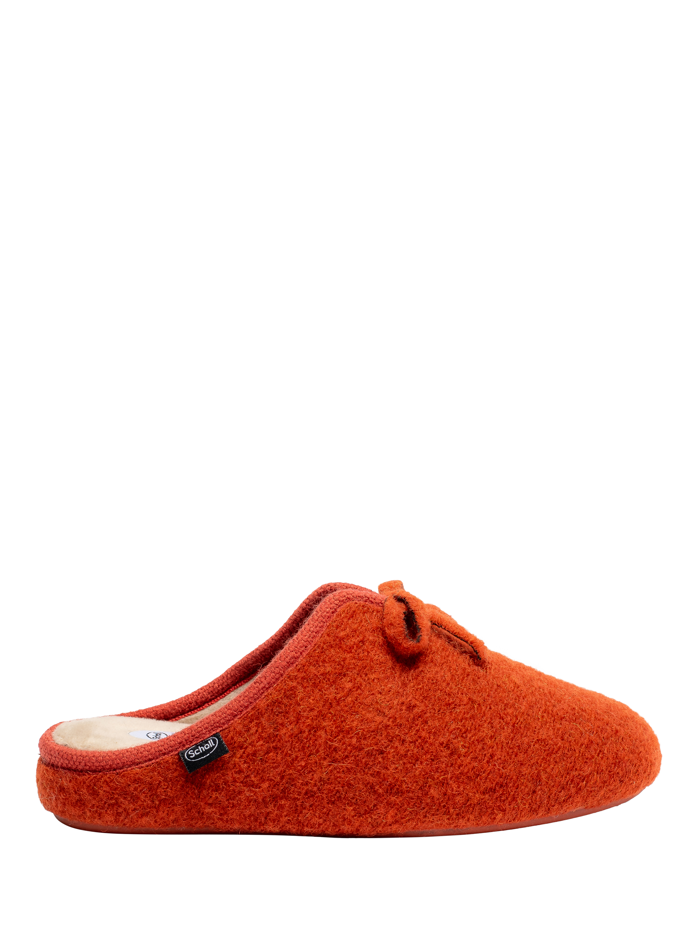 Product image 1 of 1, which shows Scholl Rachele Microsuede Mule Slippers, Rust, EU37