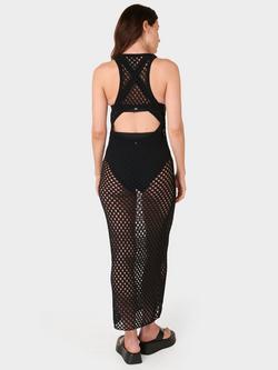 Sweaty Betty Beachside Crochet Dress, Black - view 2, Black