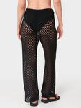 Sweaty Betty Beachside Crochet Trousers, Black