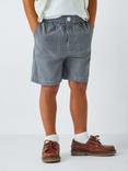 John Lewis Kids' Puppytooth Bermuda Shorts, Navy