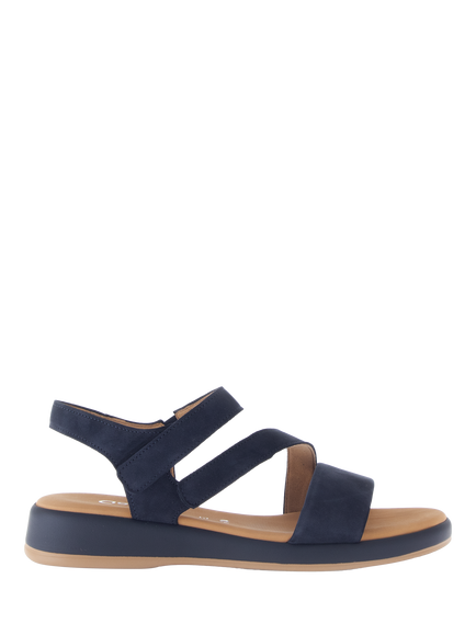 Gabor Oporto Wide Fit Strappy Sandals, Blue, Blue