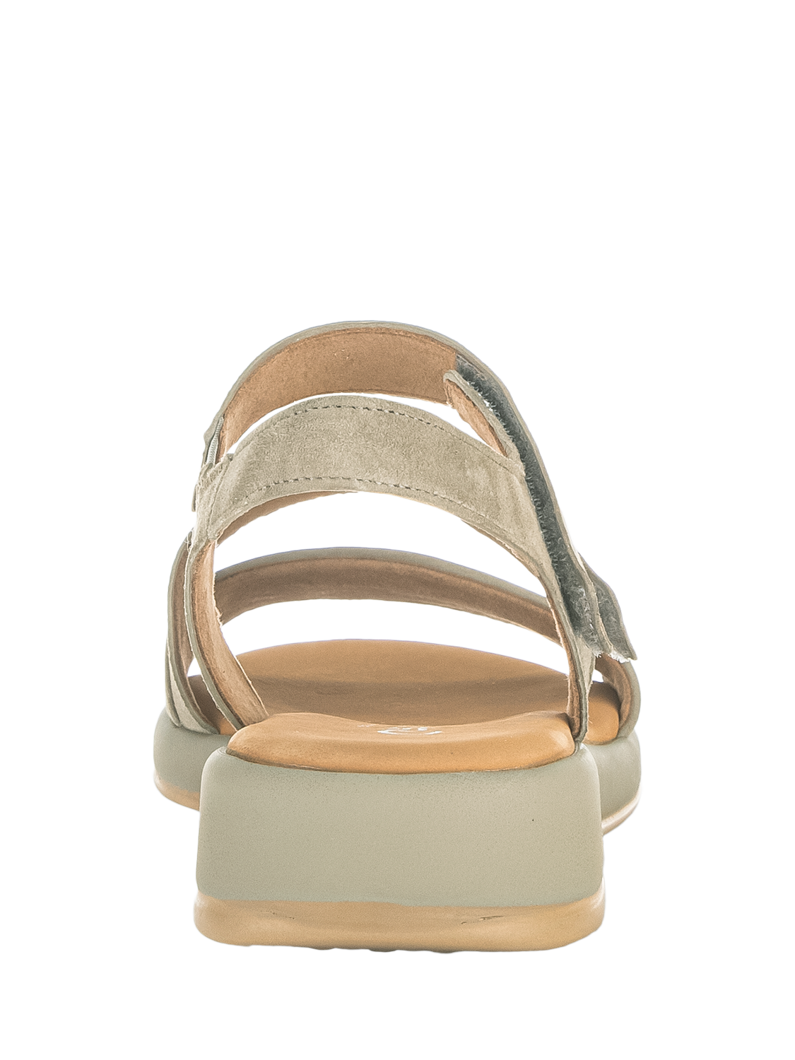 Product image 3 of 4, which shows Gabor Oporto Wide Fit Strappy Sandals, Sage, 3