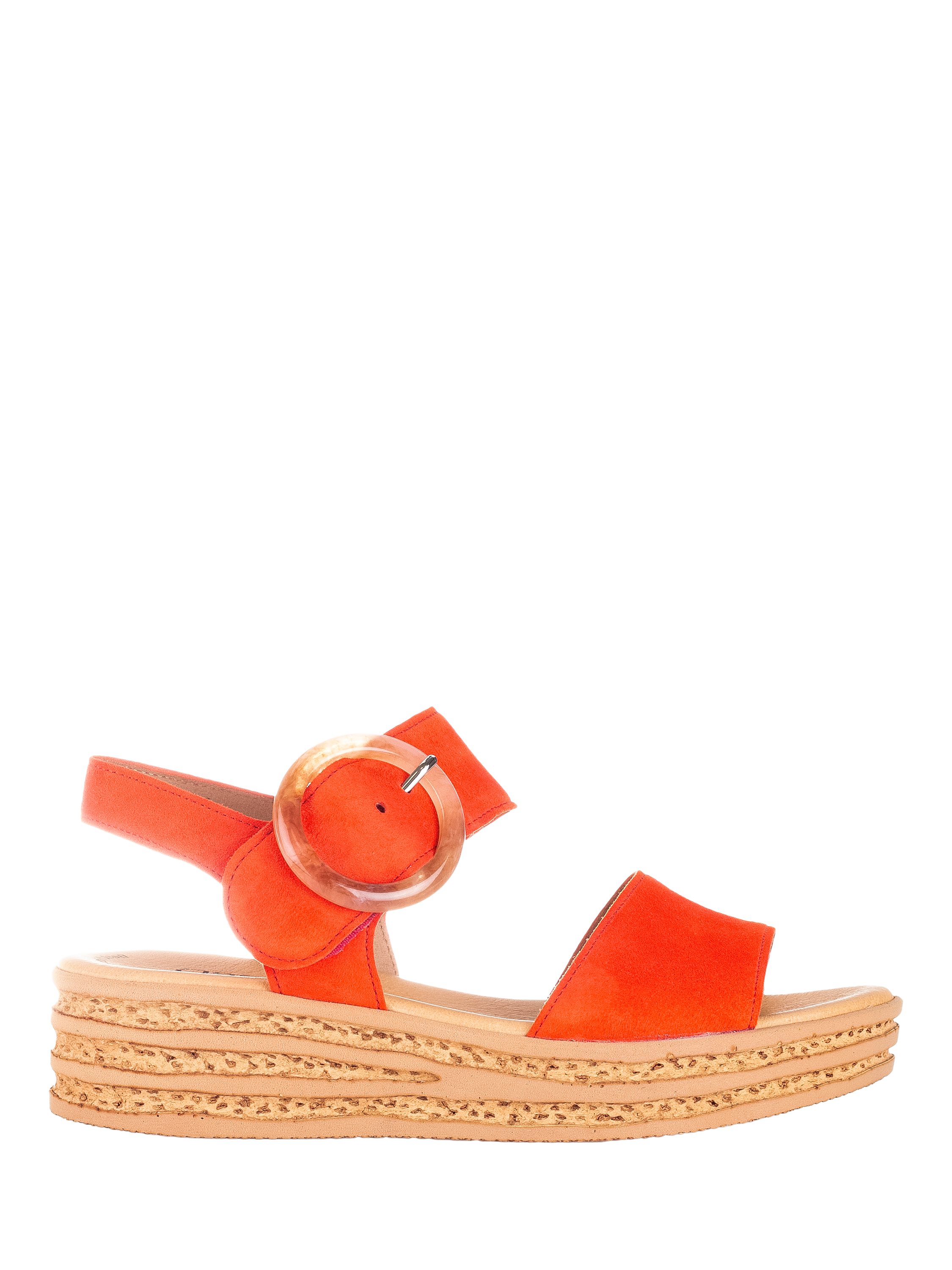 Product image 1 of 3, which shows Gabor Andre Strappy Sandals, Pumpkin, 3