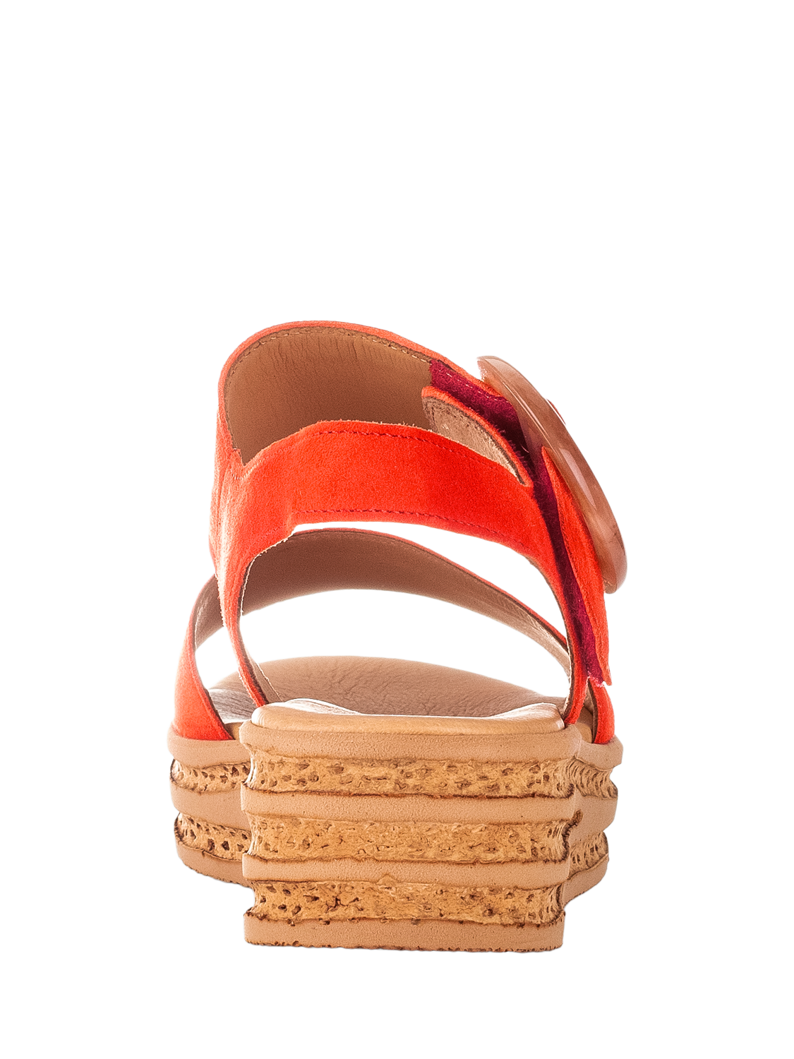 Product image 3 of 3, which shows Gabor Andre Strappy Sandals, Pumpkin, 3
