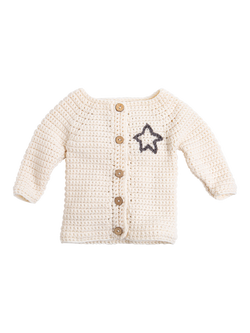 Wool Couture Personalised Baby Cardigan Crochet Kit, Multi, Multi