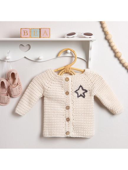 Wool Couture Personalised Baby Cardigan Crochet Kit, Multi - view 2, Multi
