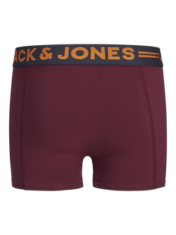 Jack & Jones Kids' Clichfield Trunks, Pack of 3, Multi - view 2, Multi