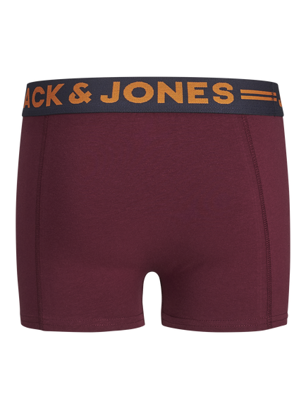 Jack & Jones Kids' Clichfield Trunks, Pack of 3, Multi - view 2, Multi