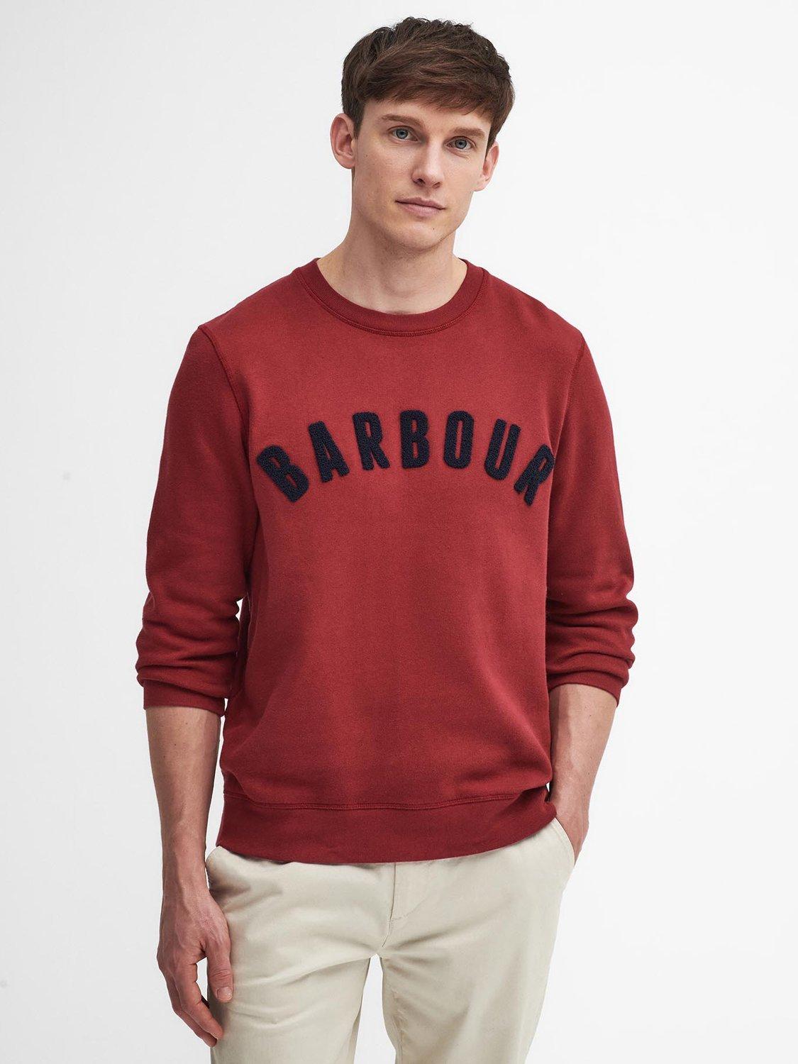 Barbour prep logo crew neck sweatshirt hotsell