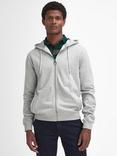 Barbour Beckhill Zip-Through Hoodie, Grey Marl