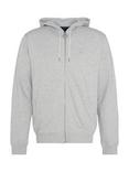 Barbour Beckhill Zip-Through Hoodie, Grey Marl