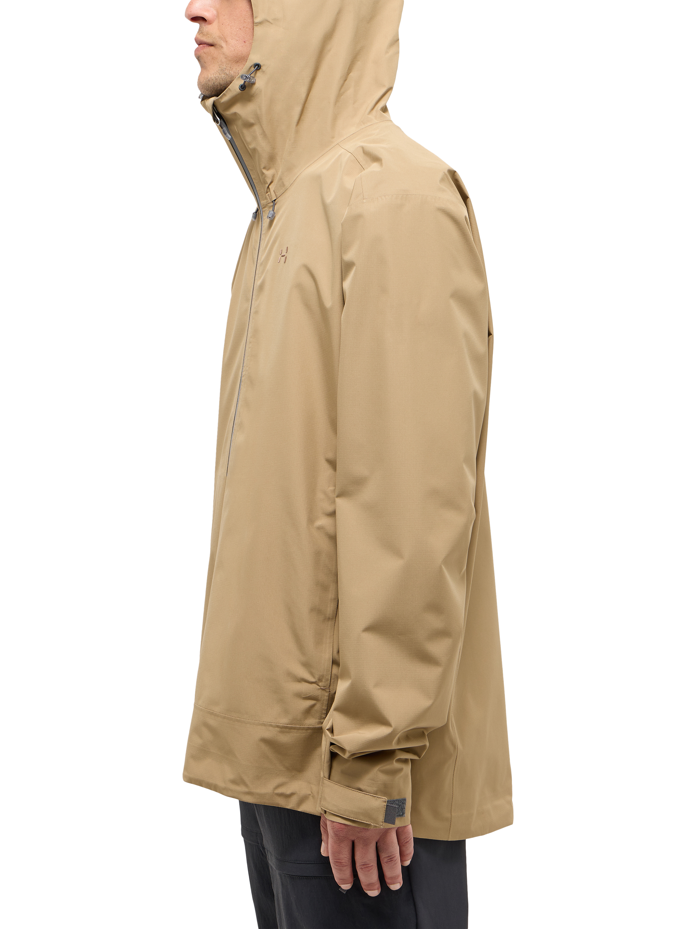 Product image 2 of 8, which shows Haglöfs Rosson Pro Waterproof Jacket, Oak Brown, S