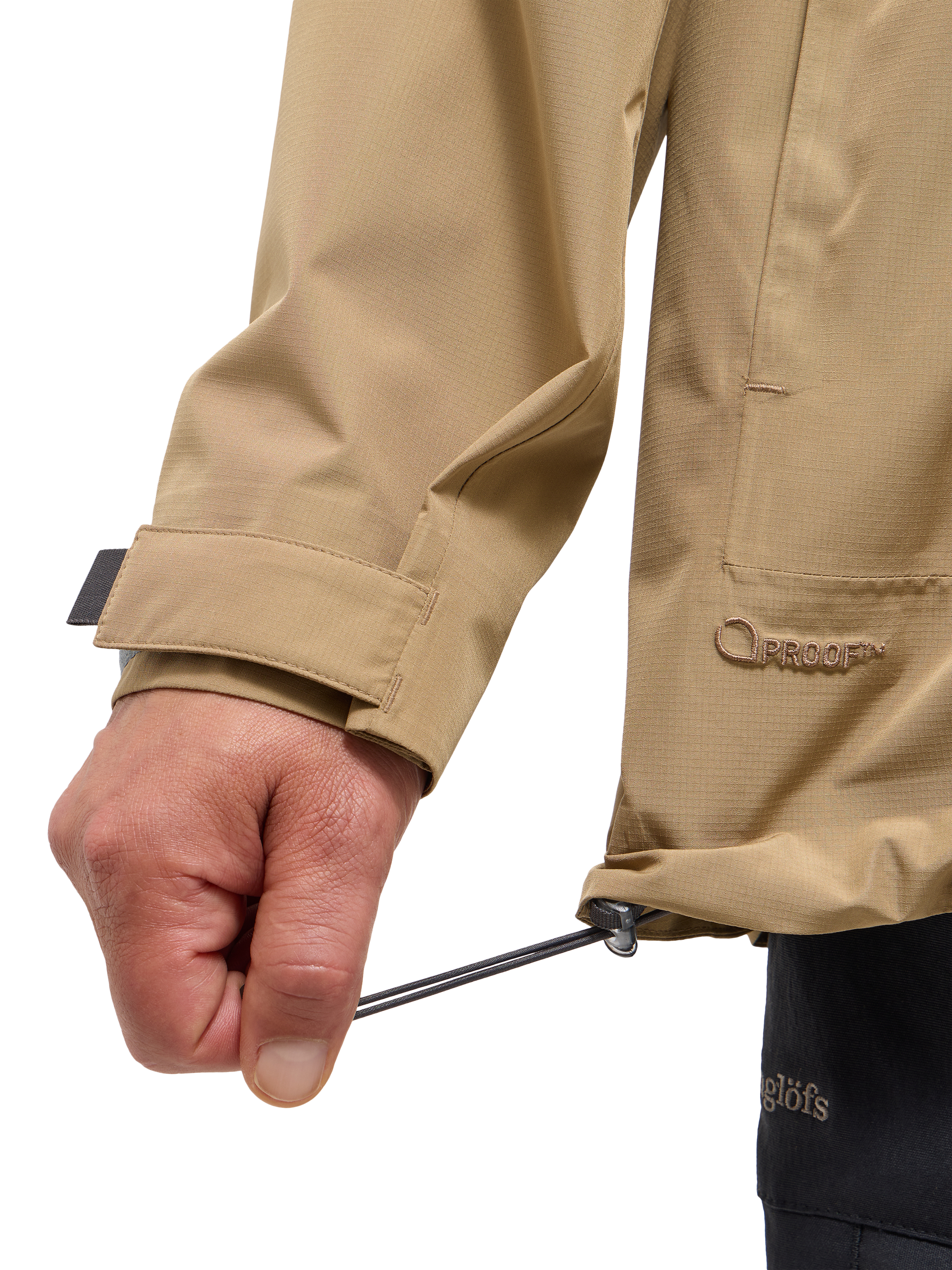 Product image 6 of 8, which shows Haglöfs Rosson Pro Waterproof Jacket, Oak Brown, S