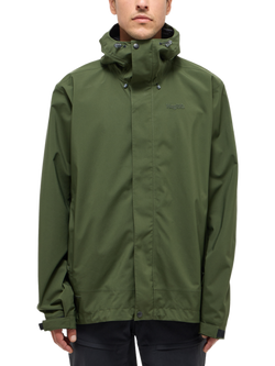 Haglöfs Men's Breeze Proof Waterproof Jacket, Seaweed Green, Seaweed Green
