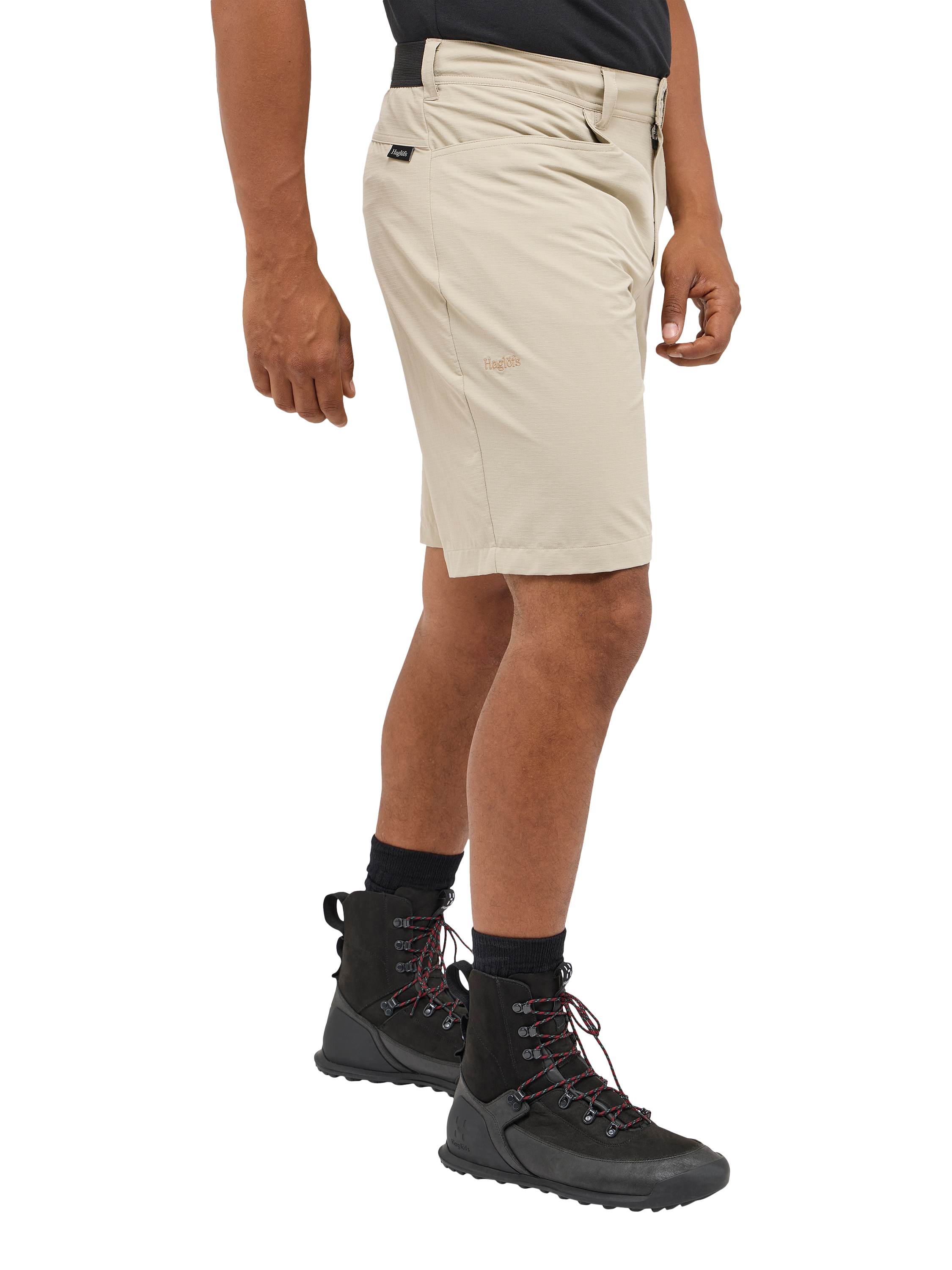 Product image 3 of 7, which shows Haglöfs Men's Korp Lite Shorts, Chalk Beige, 34