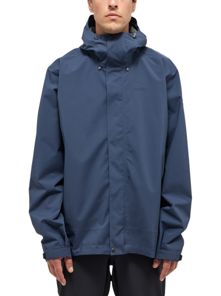 Haglöfs Men's Breeze Proof Waterproof Jacket, Tarn Blue, Tarn Blue