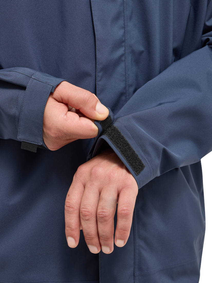 Product image 5 of 7, which shows Haglöfs Men's Breeze Proof Waterproof Jacket, Tarn Blue, S