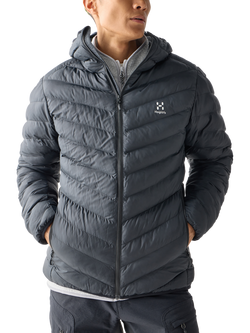 Haglöfs Men's Särna Mimic Hooded Jacket, True Black, True Black