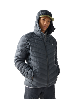 Haglöfs Men's Särna Mimic Hooded Jacket, True Black - view 2, True Black